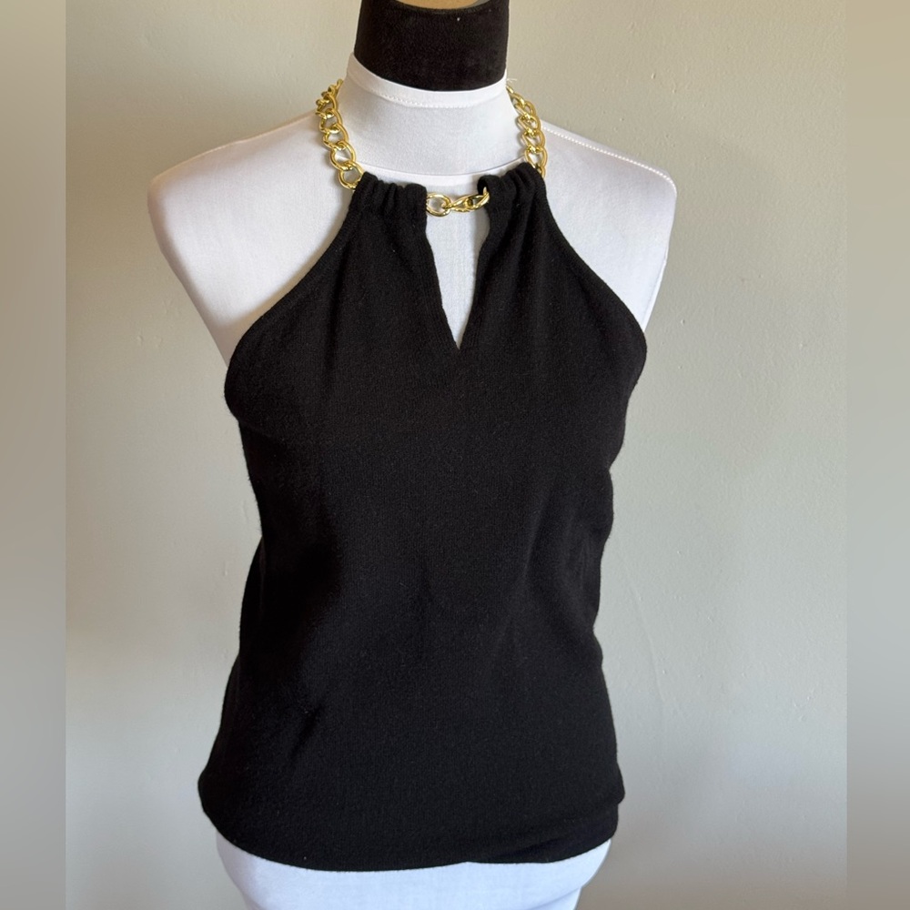 NEIMAN MARCUS cashmere halter top